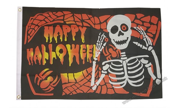 Halloween Bones Flag